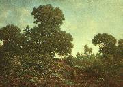 Theodore Rousseau Springtime  ggg oil on canvas
